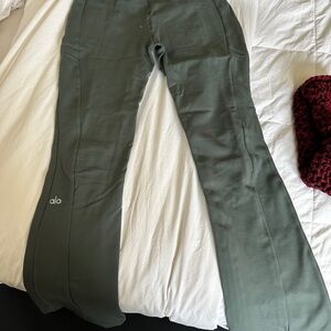 ALO Yoga Olive Boot Cut Pants